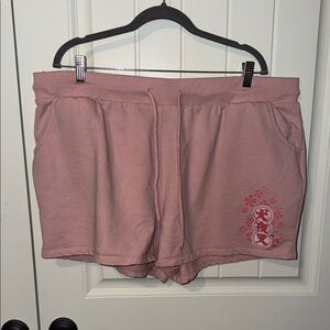 Pink Inuyasha Shorts Plus Size